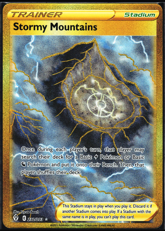 SWSH07: Evolving Skies #232/203 Stormy Mountains (Secret)