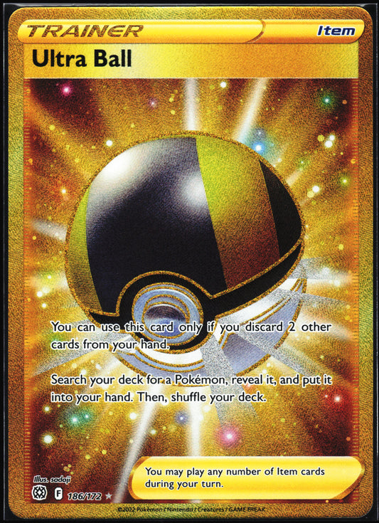SWSH09: Brilliant Stars #186/172 Ultra Ball (Secret)