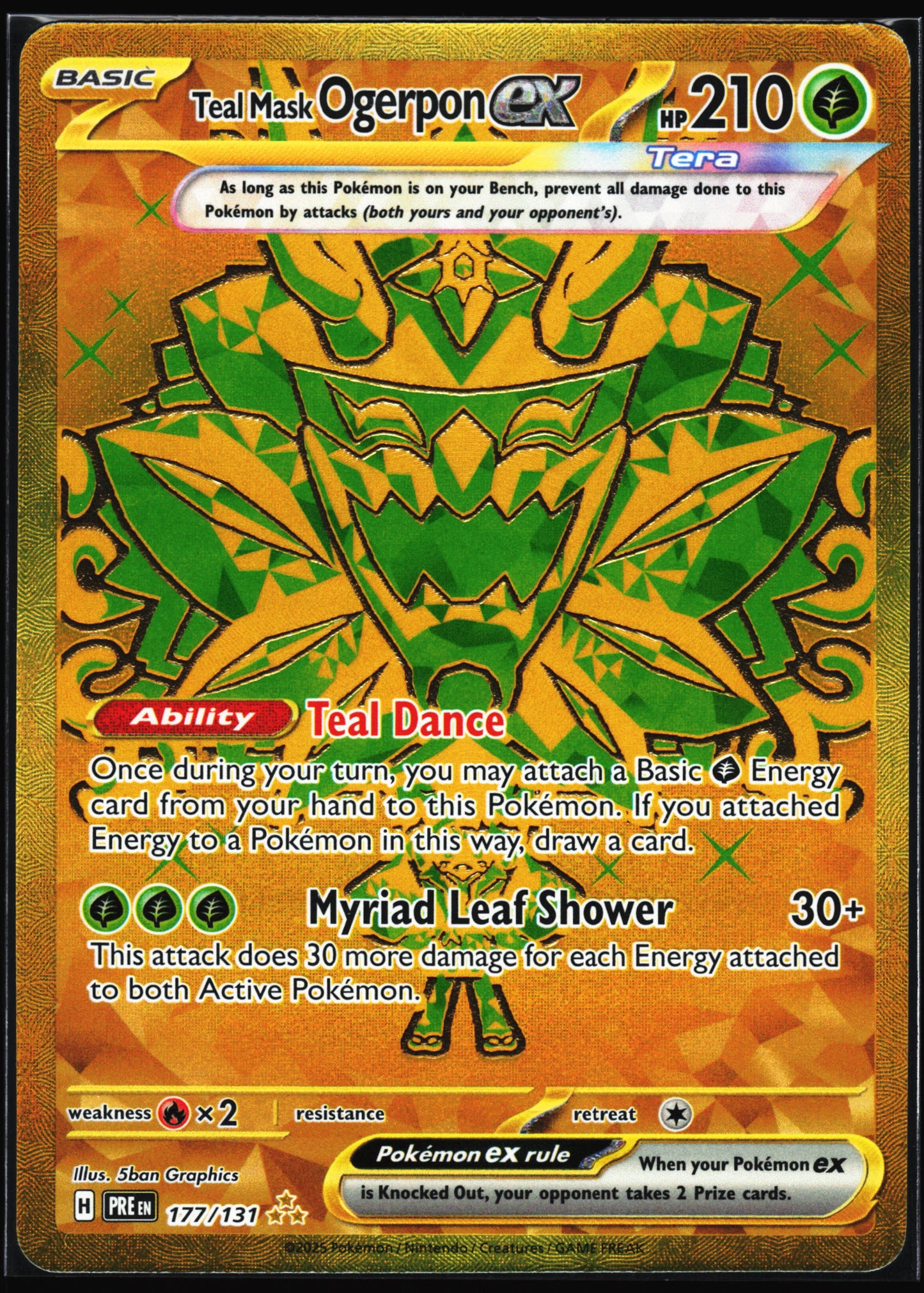 SV: Prismatic Evolutions #177/131 Teal Mask Ogerpon ex