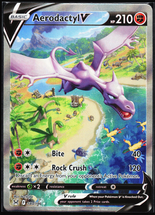 SWSH11: Lost Origin #180/196 Aerodactyl V (Alternate Full Art)