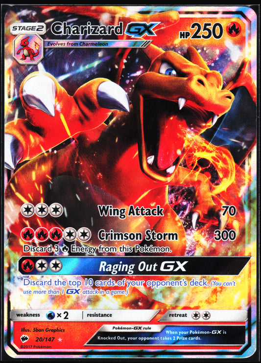 SM - Burning Shadows #20/147 Charizard GX