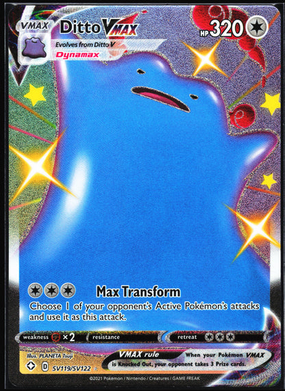 Shining Fates: Shiny Vault #SV119/SV122 Ditto VMAX