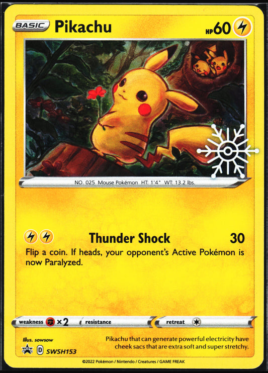 SWSH: Sword & Shield Promo Cards #SWSH153 Pikachu