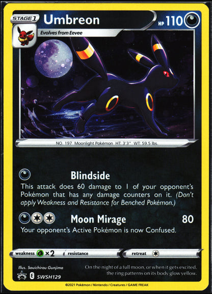 SWSH: Sword & Shield Promo Cards #SWSH129 Umbreon