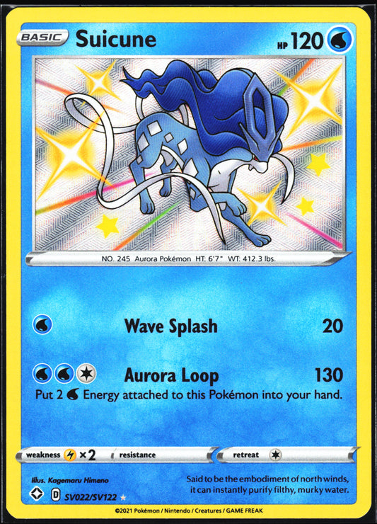 Shining Fates: Shiny Vault #SV022/SV122 Suicune