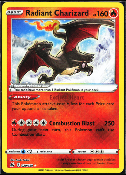 Crown Zenith #020/159 Radiant Charizard