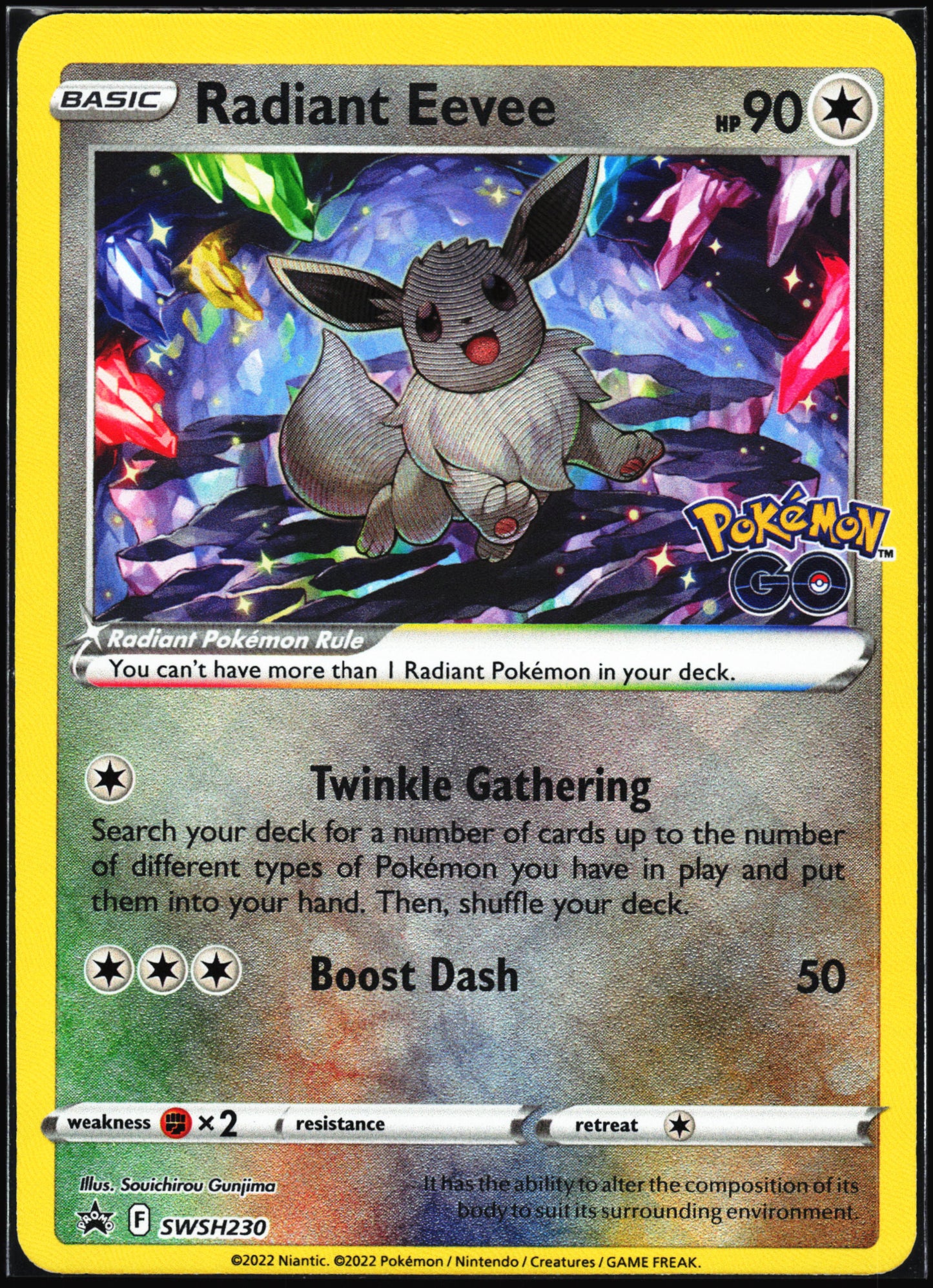 SWSH: Sword & Shield Promo Cards #SWSH230 Radiant Eevee