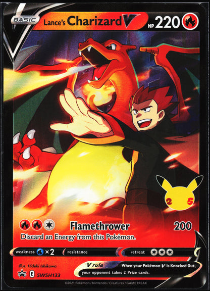 SWSH: Sword & Shield Promo Cards #SWSH133 Lance's Charizard V