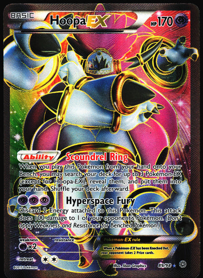 Pokemon Card- Hoopa EX (89 Full Art) XY - Ancient Origins #89/98
