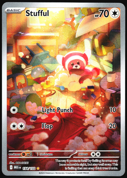 Pokemon Card- Stufful ME01: Mega Evolution #154/132