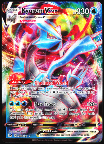 Pokemon Card- Kyurem VMAX SWSH11: Lost Origin #049/196