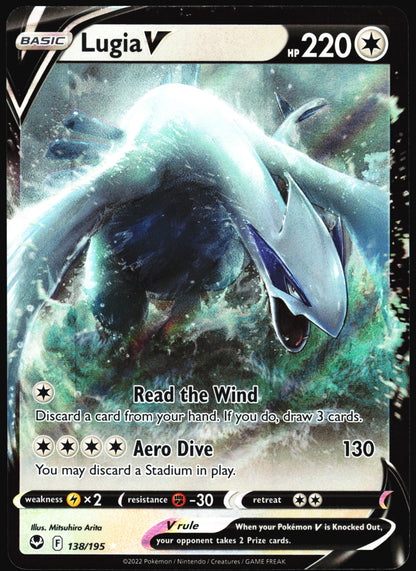Pokemon Card- Lugia V SWSH12: Silver Tempest #138/195