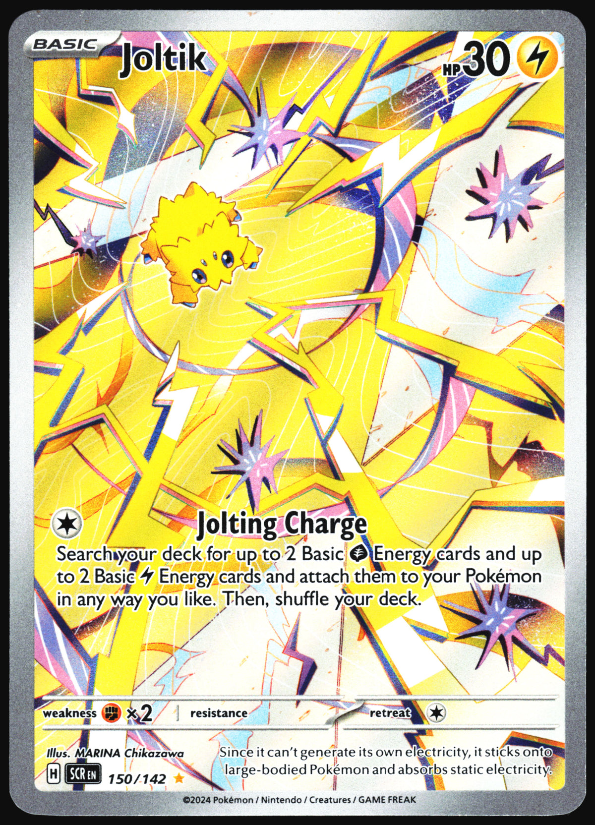 Pokemon Card- Joltik SV07: Stellar Crown #150/142