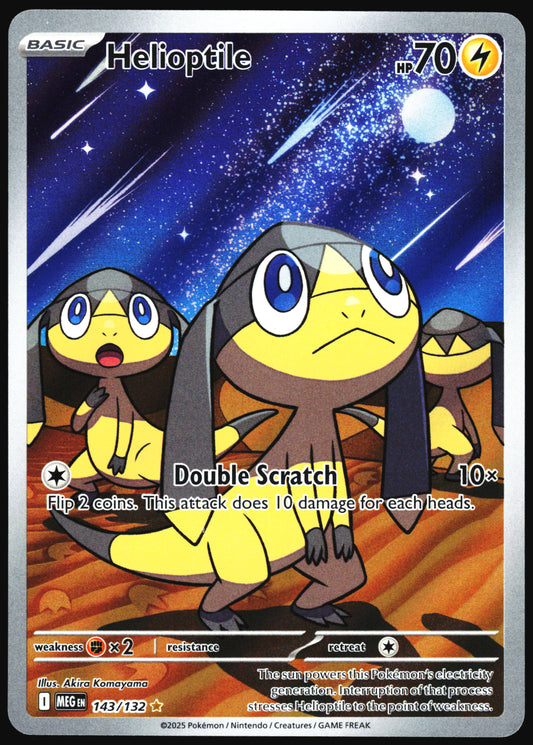 Pokemon Card- Helioptile ME01: Mega Evolution #143/132