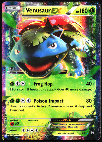 Pokemon Card- Venusaur EX Generations #1/83